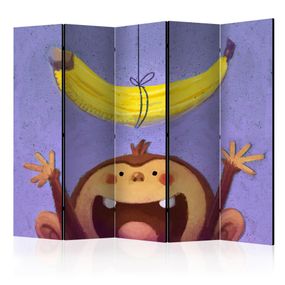 Paraván Bananana Dekorhome 225x172 cm (5-dielny)