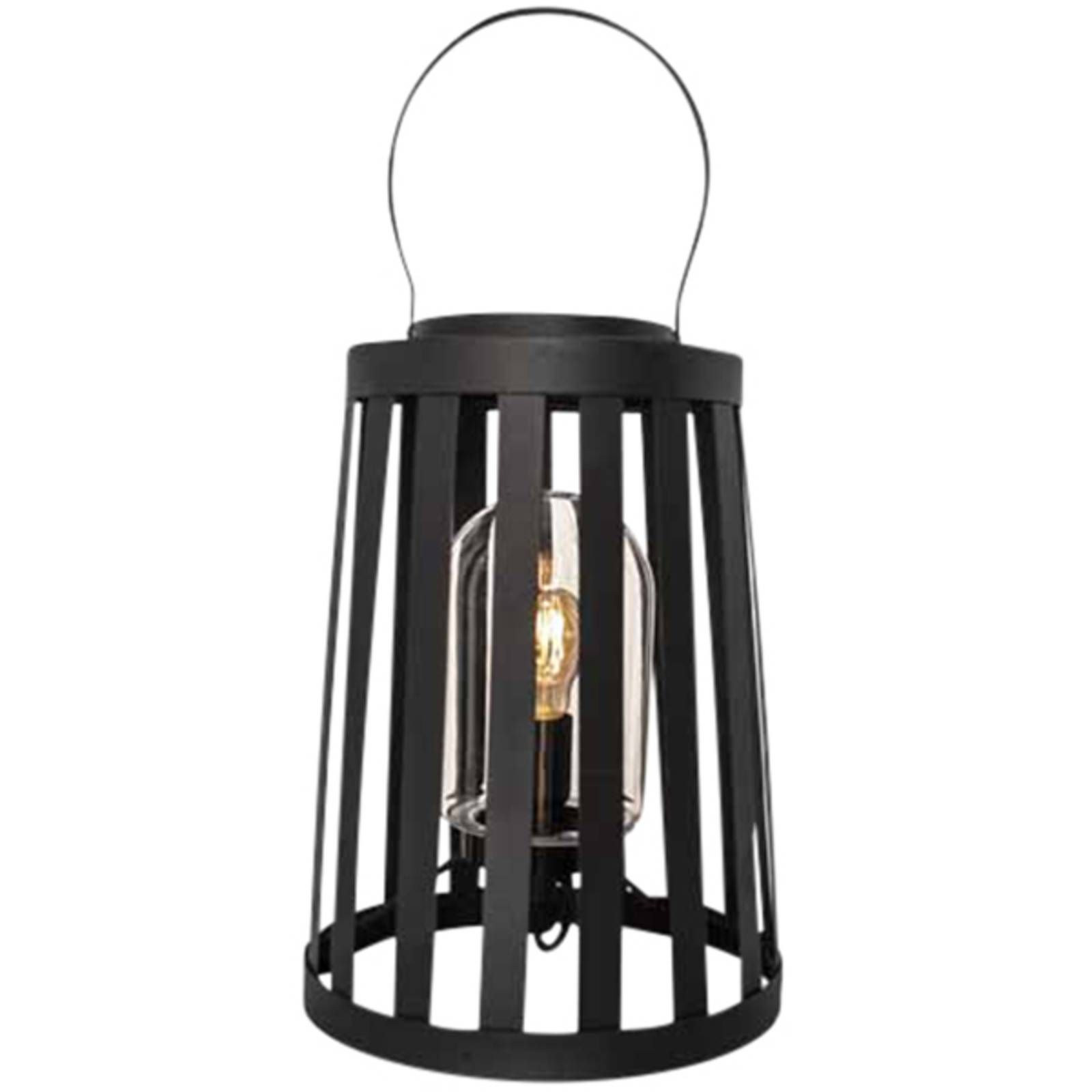 By Rydéns Delphia terasová lampa, pieskovo-čierna, kov, E27, 40W, K: 60cm