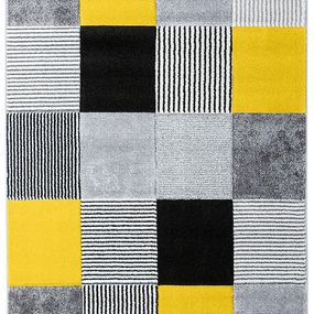 AKCIA: 80x150 cm Kusový koberec Alora A1039 Yellow - 80x150 cm