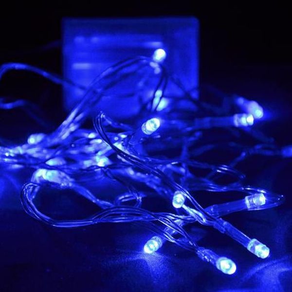 Nexos 42980 Vianočné LED osvetlenie - 1,35 m, 10 LED, modrá