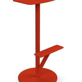 MAGIS - Barová stolička SEQUOIA vysoká - korálovo červená