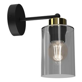 Nástenná lampa CHIC 1xE27/60W/230V čierna/šedá