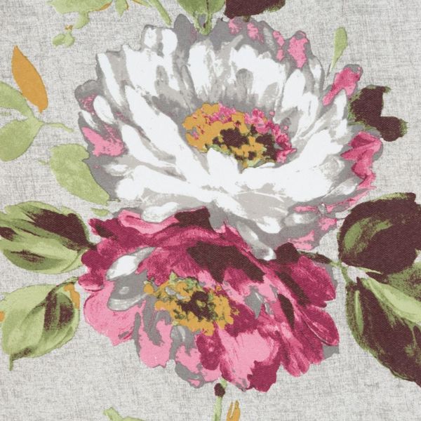 DomTextilu Obojstranný prehoz v sivej farbe s potlačou romantických kvetov Šírka: 240 cm | Dĺžka: 260 cm 29677-159218
