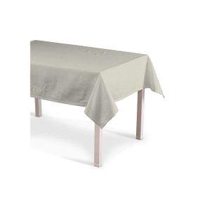 Dekoria Obrus na stôl obdĺžnikový, svetlo šedá melanž, 130 × 210 cm, Loneta, 133-65