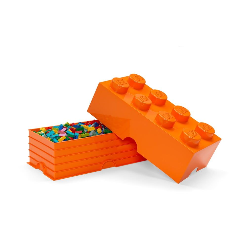 Oranžový úložný box LEGO®