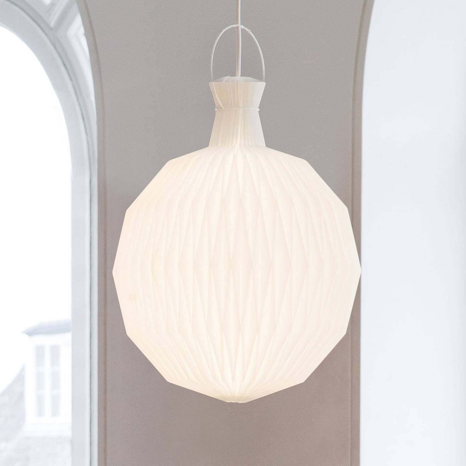 LE KLINT 101 Medium ručne skladaná závesná lampa, Obývacia izba / jedáleň, papier, E27, 40W, K: 44cm