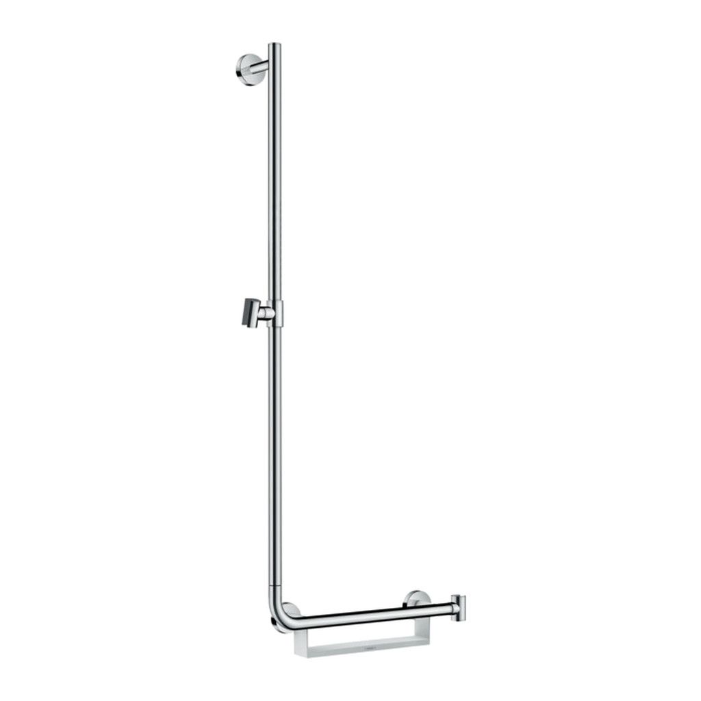 Hansgrohe Unica - Sprchová tyč Comfort 110 cm ľavá, biela/chróm 26403400