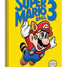 Super Mario Bros. 3 (NES Cover) - Obraz na płótnie WDC90680