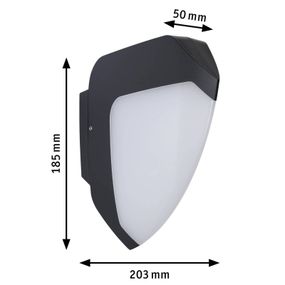 Paulmann Ikosea svietidlo so snímačom LED 3 000 K, plast, 4.4W, L: 5 cm, K: 18.5cm