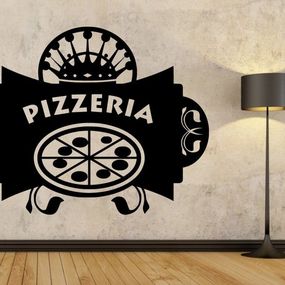Samolepka na zeď Nápis Pizzeria 0151