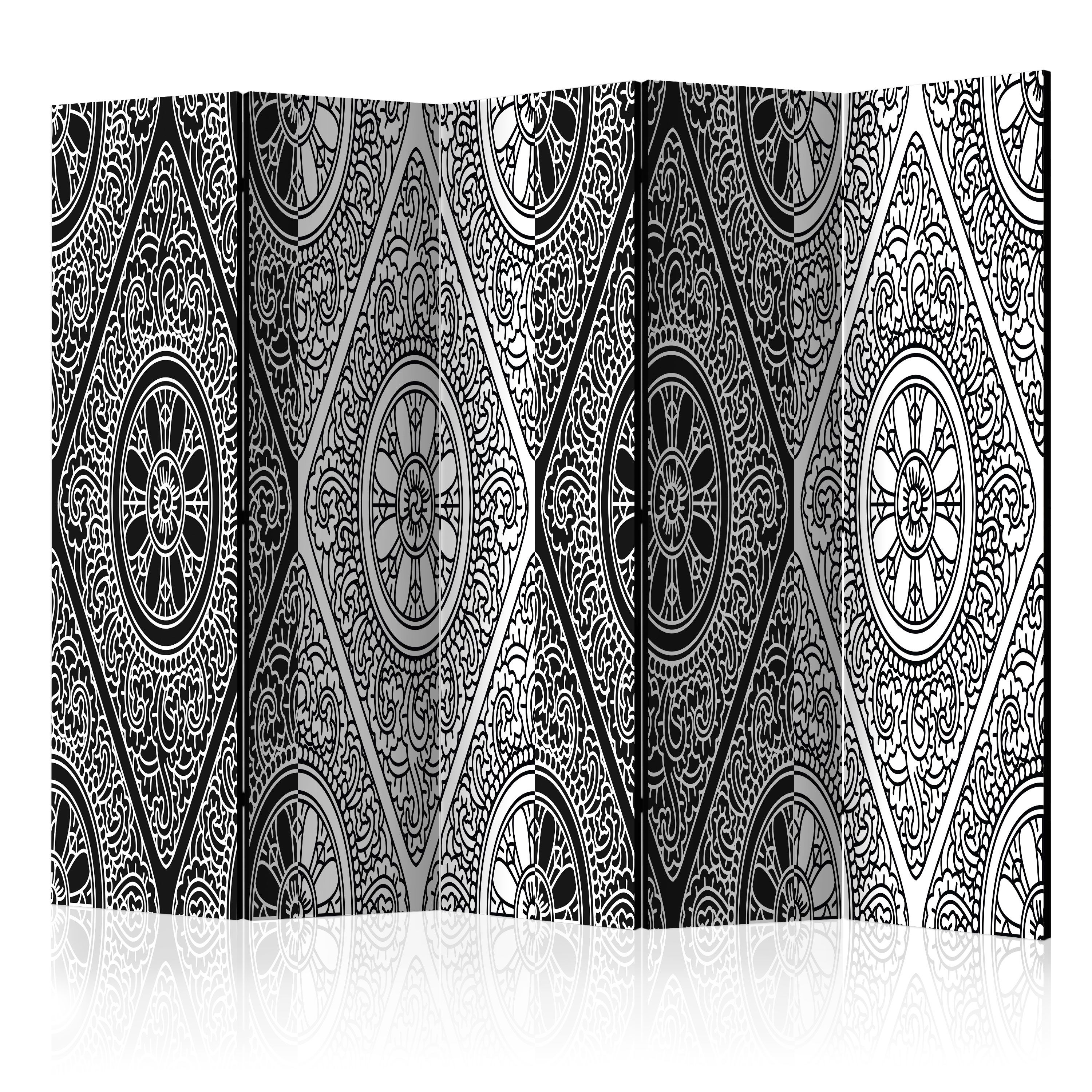 Artgeist Paraván - Ethnic Monochrome II [Room Dividers]