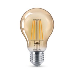 Philips LED žiarovka Filament E27 A60 4W 2.500K, E27, 4W, Energialuokka: F, P: 10.6 cm