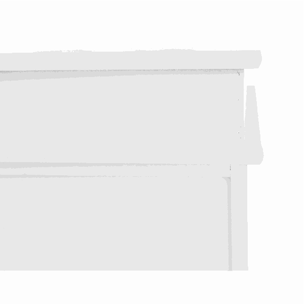Lavica s úložným priestorom, biela, BLANCO SY1232