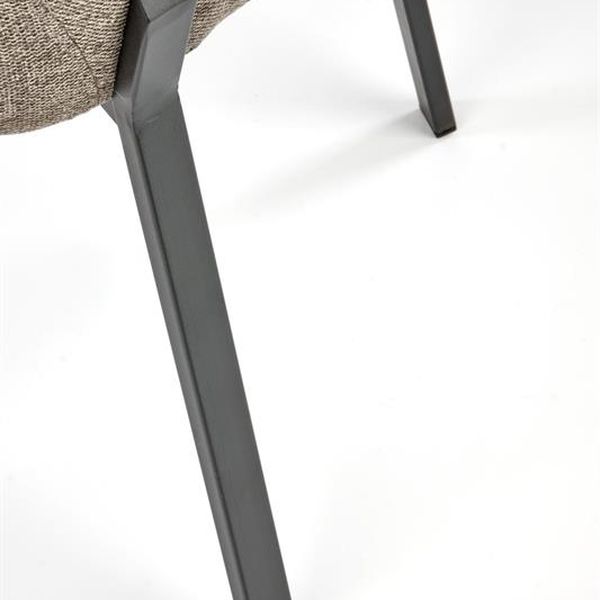 Halmar K439 stolička  tmavo šedá, béžová