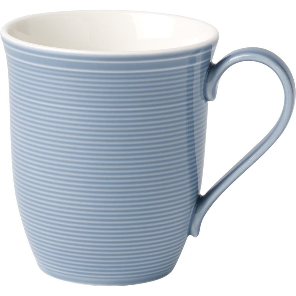 Bielo-modrý porcelánový hrnček Villeroy & Boch Like Color Loop, 350 ml