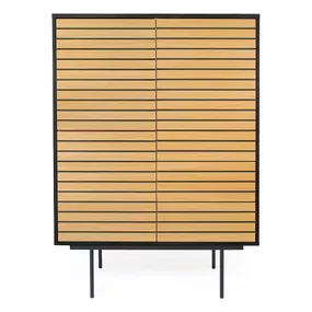 Komoda v dekore dubového dreva Woodman Stripe Oak