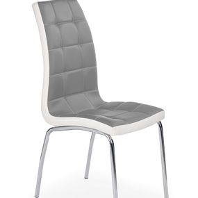 Jedálenská stolička K186 (sivá + biela)
