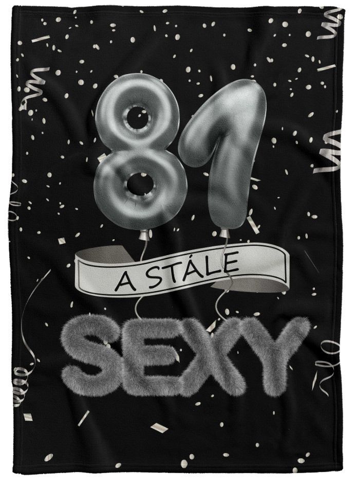 Deka Stále sexy – Čierna (vek: 81, Podšitie baránkom: NE)