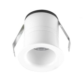 EVN Noblendo zapustené LED svietidlo biela Ø 4, 5cm, Obývacia izba / jedáleň, hliník, plast, 5W, K: 4.9cm