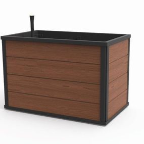 Keter Květináč Keter Maple Mobile Urban Garden Bed 88L hnědý KT-610329