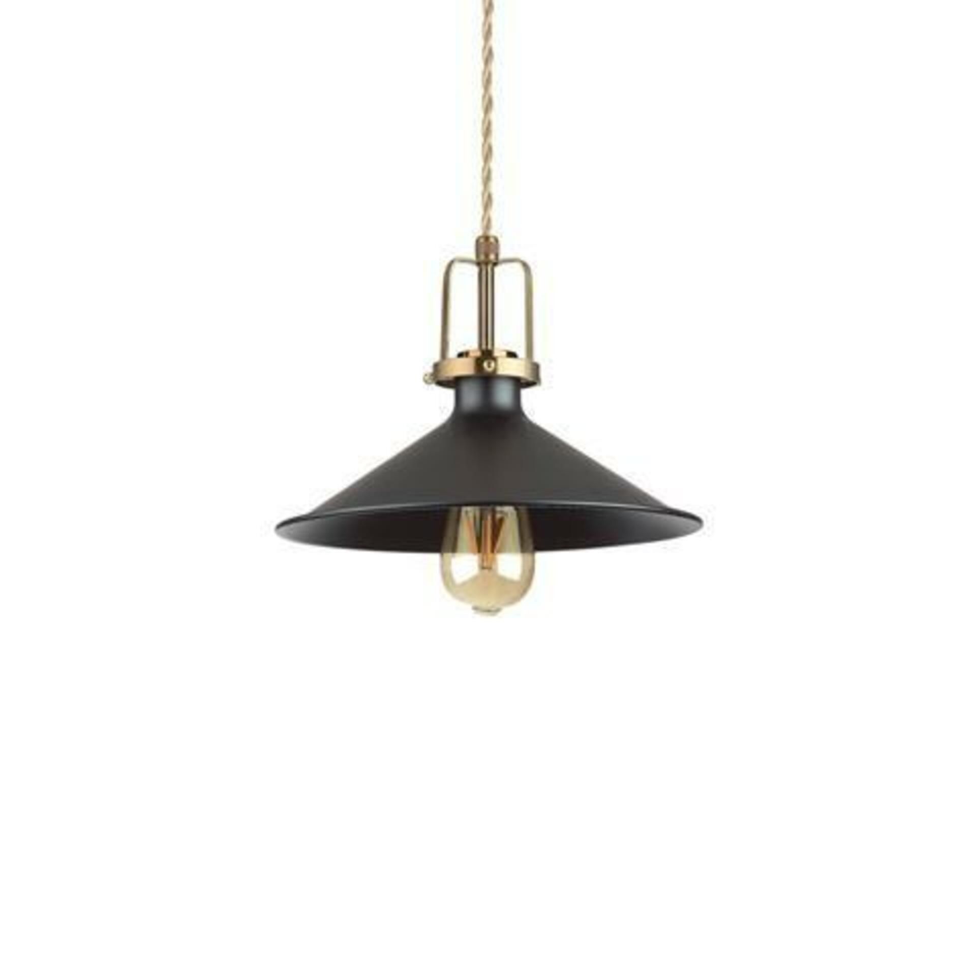 Závěsné svítidlo Ideal Lux Eris-3 SP1 Nero 249070 E27 1x60W IP20 29cm černé