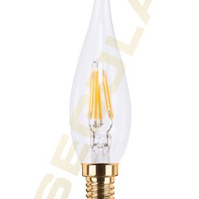 Segula 55230 LED francouzská svíčka čirá E14 1,5 W (9 W) 80 Lm 1.900 K