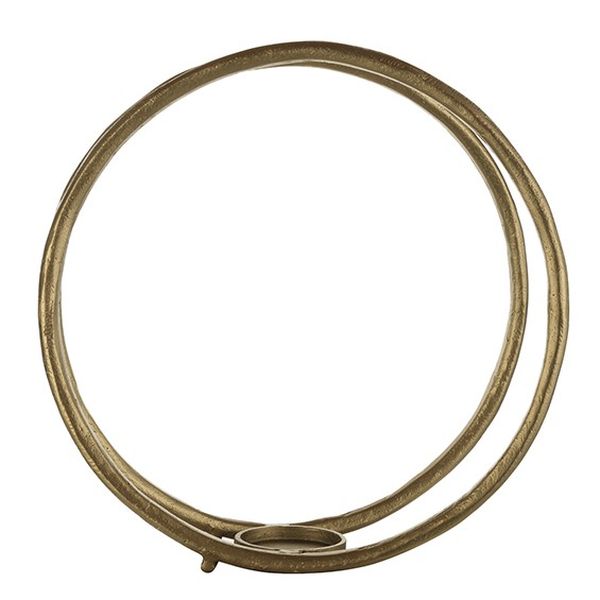 Svietnik RING Gold, Ø30 cm (S)