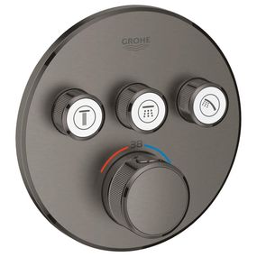 Grohe Grohtherm SmartControl - Termostatická sprchová podomietková batéria, 3 ventily, kefovaný Hard Graphite 29121AL0