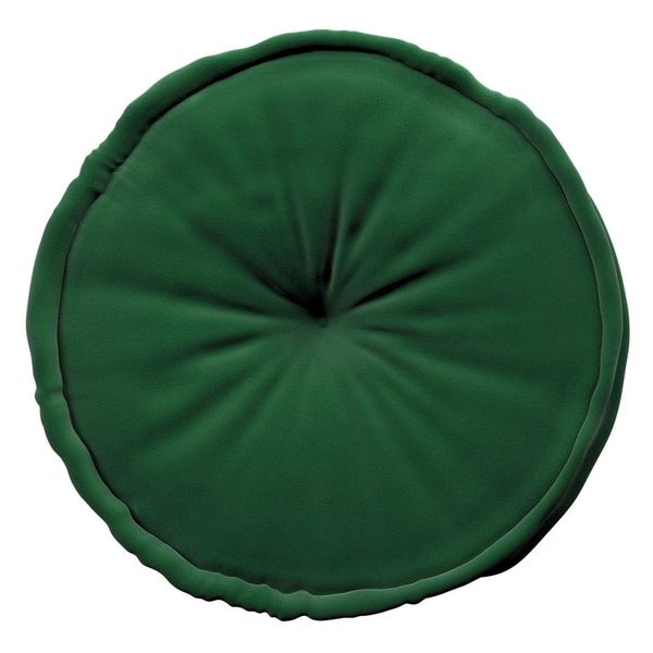 Zelený sedací vak Posh Velvet - Yellow Tipi