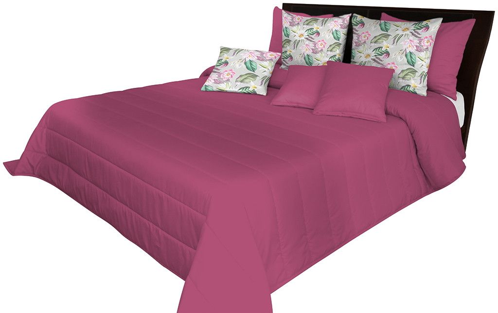 DomTextilu Kvalitný prehoz na posteľ ružovej farby Šírka: 220 cm | Dĺžka: 240 cm 44112-206953