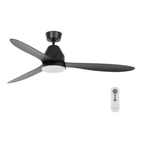 Lucci air 213044 - Stropný ventilátor WHITEHAVEN 1xGX53/18W/230V čierna + DO