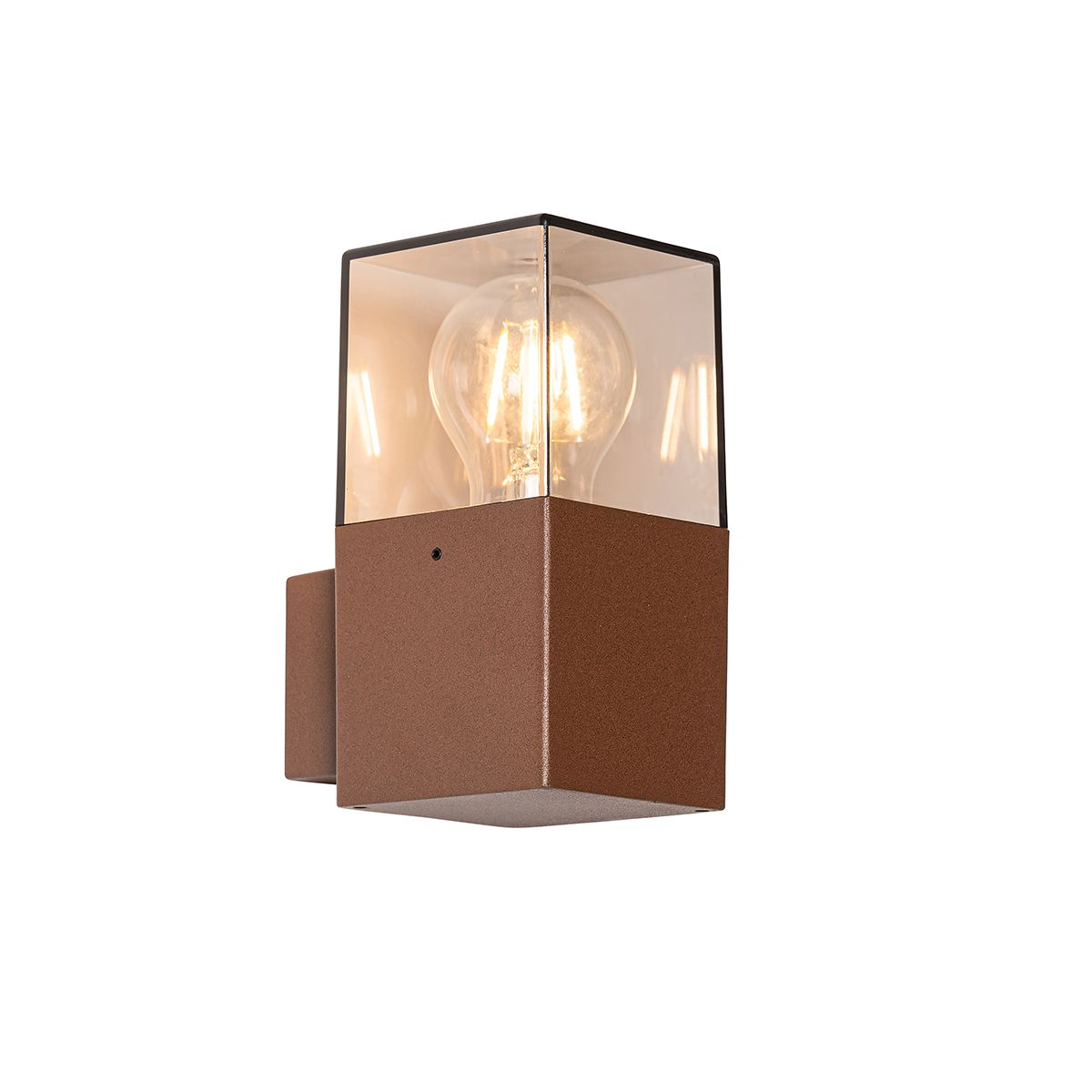 Industriële buitenwandlamp roestbruin IP44 - Denmark