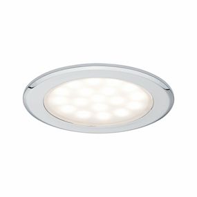 Paulmann LED nábytkové vestavné svítidlo kruhové 2ks sada 2x2,5W chrom 999.20 P 99920