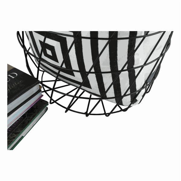 Príručný stolík, grafit/čierna, BATIS TYP 3