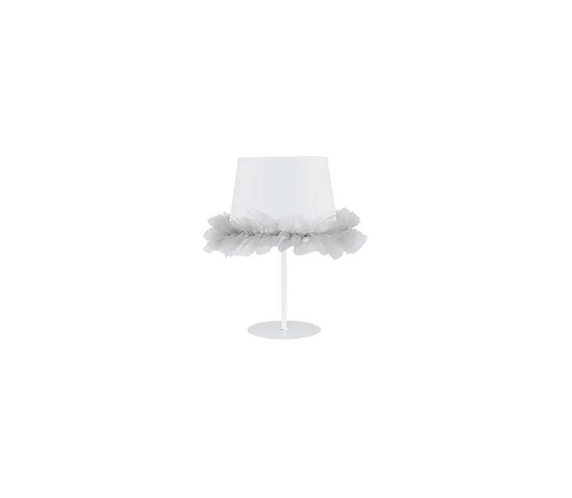 Duolla - Detská stolná lampa BALLET 1xE14/40W/230V biela/šedá