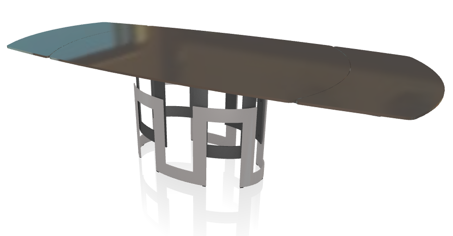 BONTEMPI - Rozkladací stôl Imperial, 200 - 300 cm