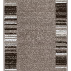 Hanse Home Collection koberce Behúň Basic Lux 105338 Brown Taupe Cream - 80x300 cm