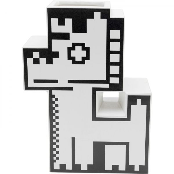 KARE Design Keramická váza Pixel Dog 25cm