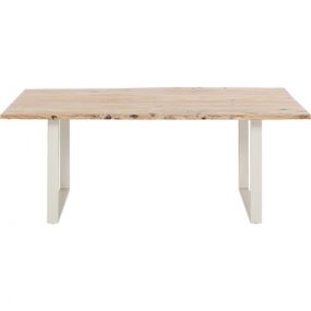 KARE Design Stůl Harmony 180×90 cm - stříbrný