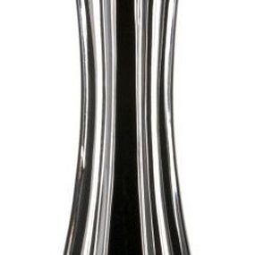 Krištáľová váza Lotos I, farba čierna, výška 255 mm