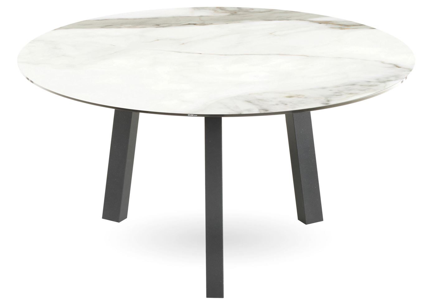 RIFLESSI - Stôl TREBLE s kruhovou keramickou doskou