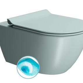 Pura 881515 WC závesné 55x36 cm, Swirlflush, ghiaccio mat