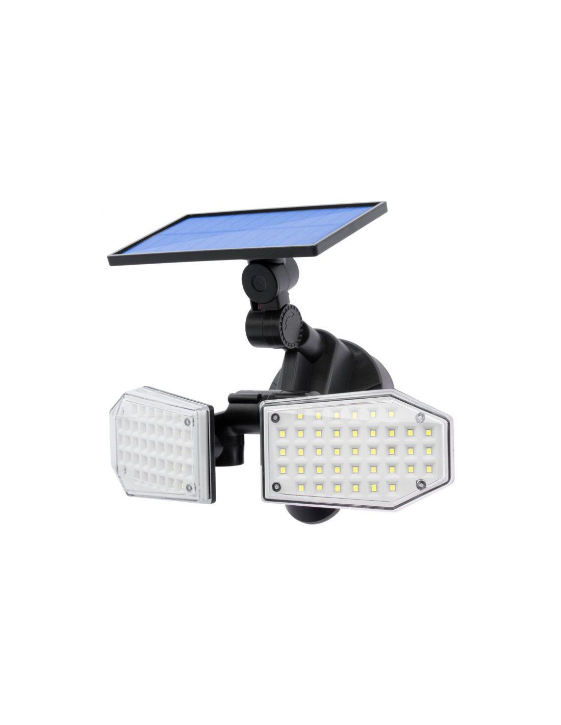 Solárny Svetlomet 78x LED 15W 480lm - čierny