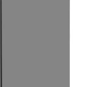 MEXEN/S - KIOTO Sprchová zástena WALK-IN 100x200 cm 8 mm, čierna, dymové sklo 800-100-101-70-40