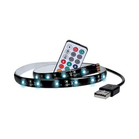 Solight WM504 - SADA 2x LED RGB Pásik pre TV s ovládačom IP65 LED/USB 50cm