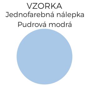 Vzorka 072- Pudrová modrá