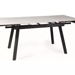 JOHNNY jedálenský stôl, biela / čierna