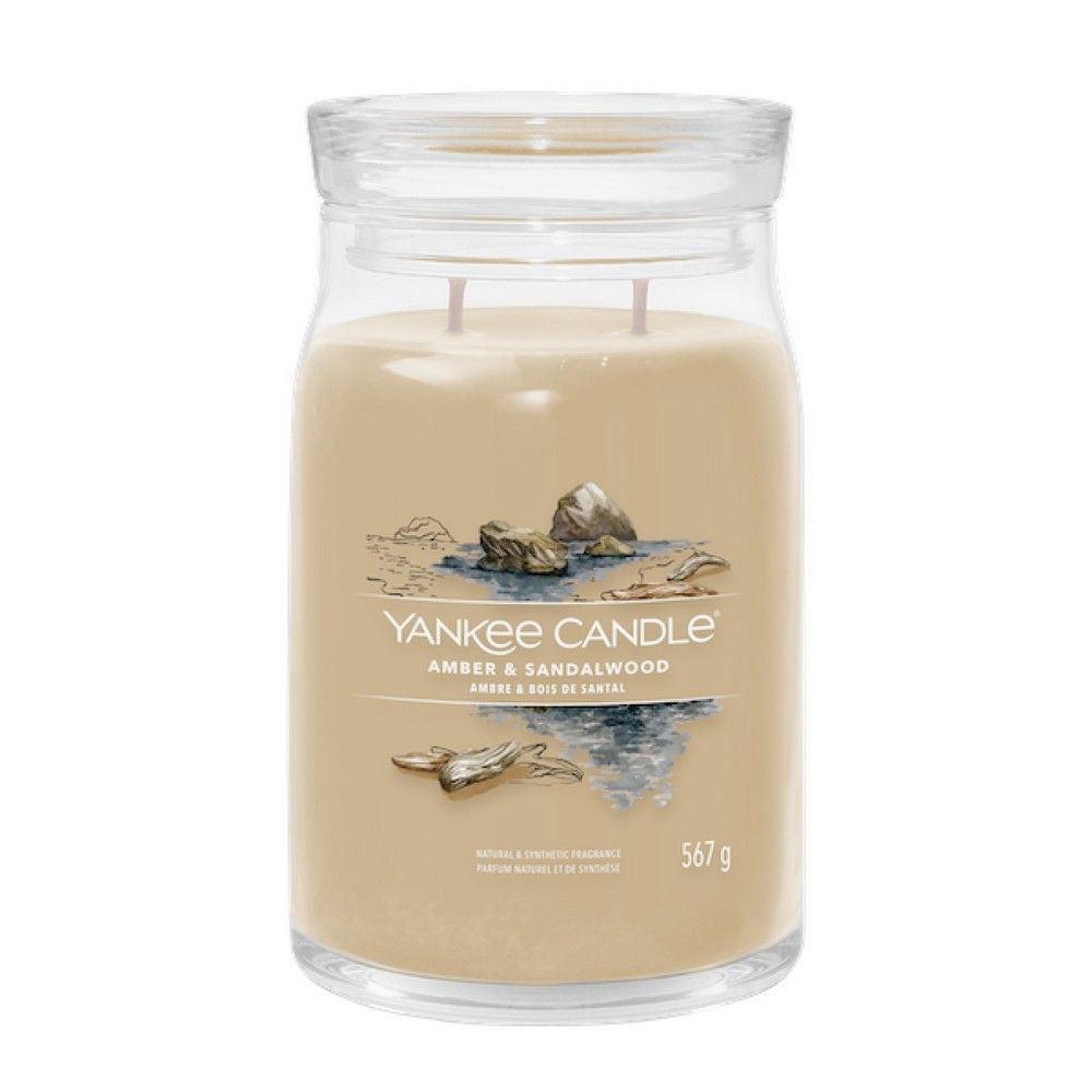 YANKEE CANDLE 1629982E SIG SVIECKA VELKA AMBER & SANDALWOOD