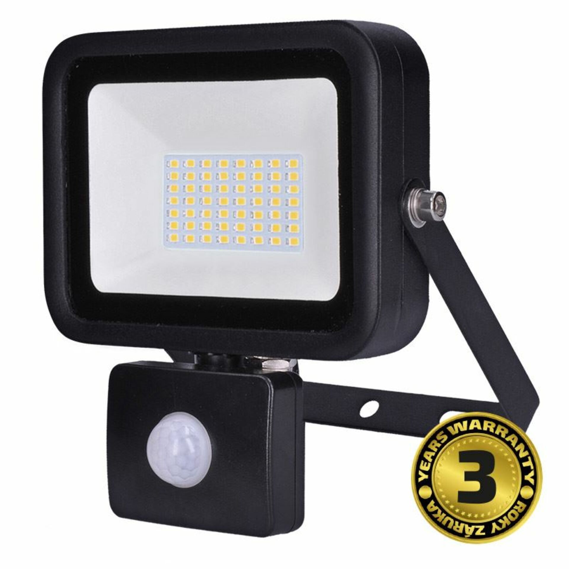 Solight LED reflektor PRO se senzorem, 50W, 4250lm, 5000K, IP44 WM-50WS-L