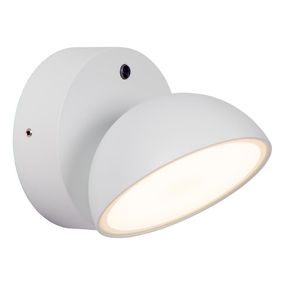 Lucide 22865/12/31 - LED Vonkajšie nástenné svietidlo FINN LED/12W/230V IP54 biela